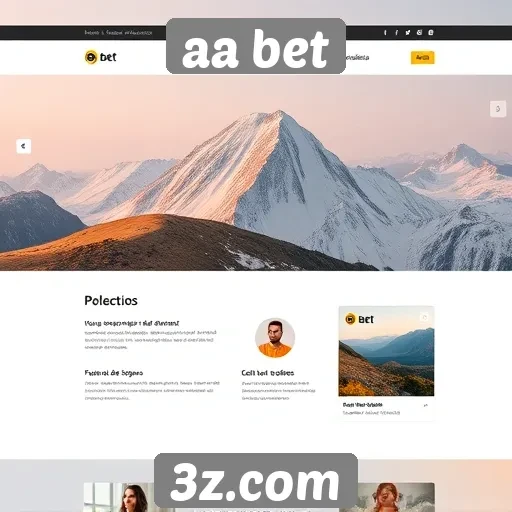 Interface do site aa bet é fácil de navegar